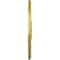 Ekena Millwork Large Floral Ceiling Medallion, Hand-Painted Rich Gold, 41 1/8"OD x 2 1/2"P CM41FLRGS - alternate 2